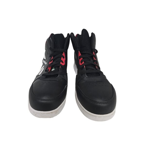 Reebok Men's IB4132 High Top Composite Toe Work Sneaker Boot Black Red Size 9.5W - Picture 6 of 8